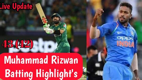 Muhammad Rizwan batting highlights Against india in Asia Cup 2022 ...