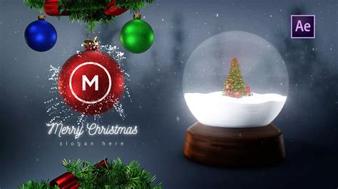 Christmas Unique Logo Reveal | Templates & Themes ~ Creative Market