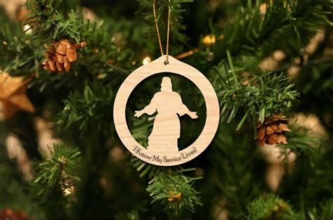 Jesus Christ Christmas Ornament – Urban Forest Woodworking & Design