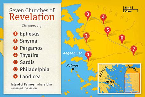 Revelation Churches Map - Aura Margie