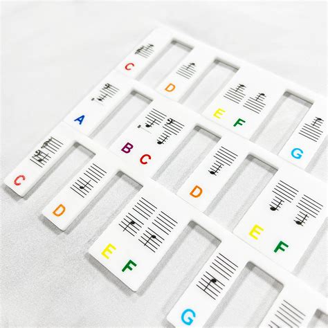 Removable Piano Keyboard Note Labels Reusable Piano Stickers 88 Key ...