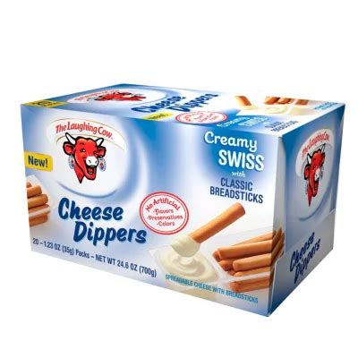 The Laughing Cow Cheese Dippers (1.23 oz., 20 ct.) - Sam's Club