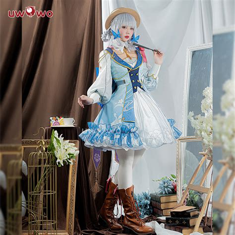 Dokidoki Genshin Cosplay Ayaka Kamisato Cosplay Ayaka, 46% OFF