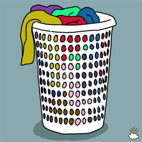 Free Laundry Basket Clipart