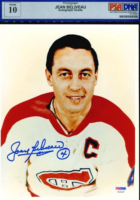 Jean Beliveau | PSA AutographFacts℠