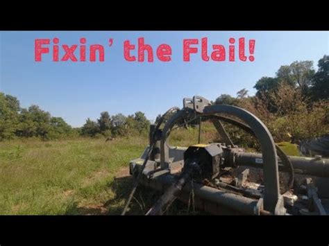 How to Replace Flail Mower Belts - YouTube