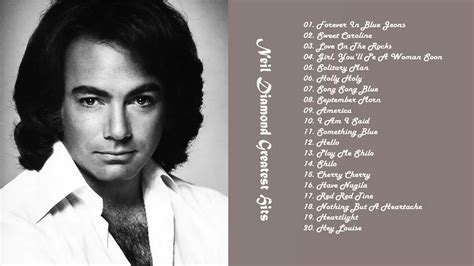 Top 30 Best Of Neil Diamond -Neil Diamond Greatest Hits Full Album ...