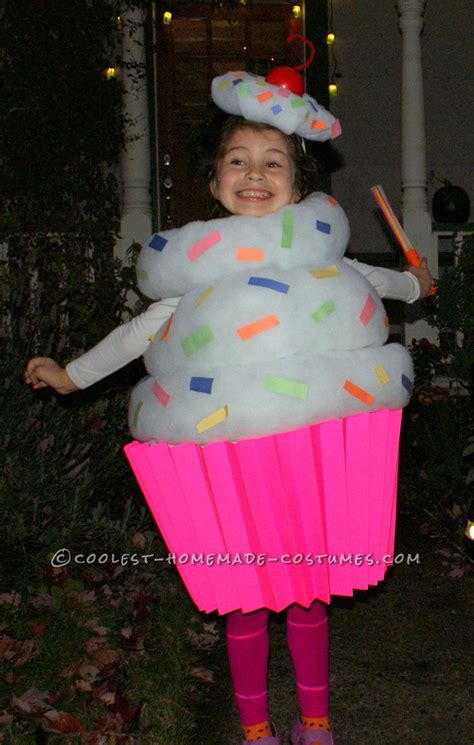 Best Homemade Cupcake Costume for a Girl