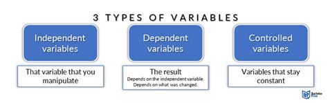 Types of Variables in Research ~ Definition & Examples