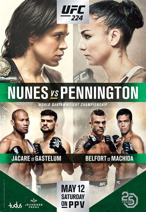 Official UFC 224 poster released : r/MMA