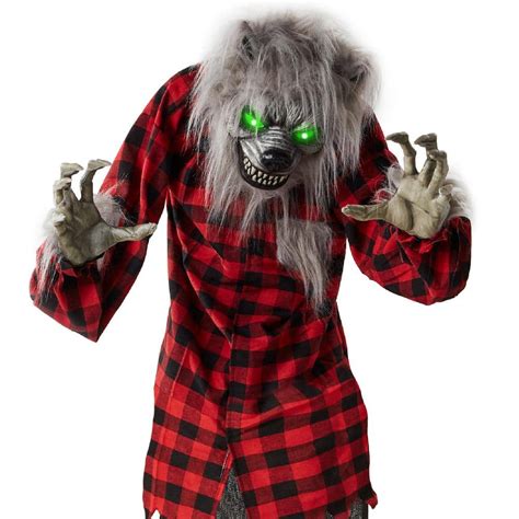 Best Choice Products 61 in. Standing Werewolf, Howling Hudson Halloween ...