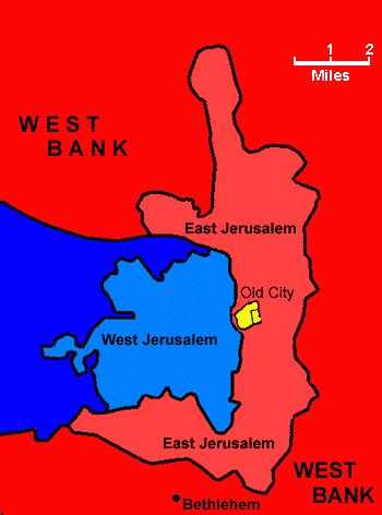 Map of Jerusalem