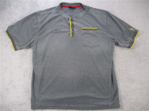 McDonalds Uniform Adults Large Grey Yellow Dimensions… - Gem