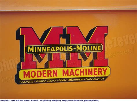 Minneapolis Moline logo 2009-08-14 2718 Indiana State Fair… | Flickr