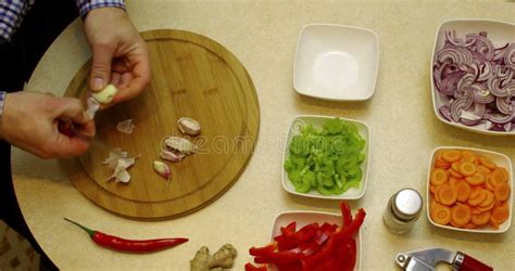 Food Making in Time Lapse - Vegetable Meal Preparation Stock Footage - Video of cooking, cook ...