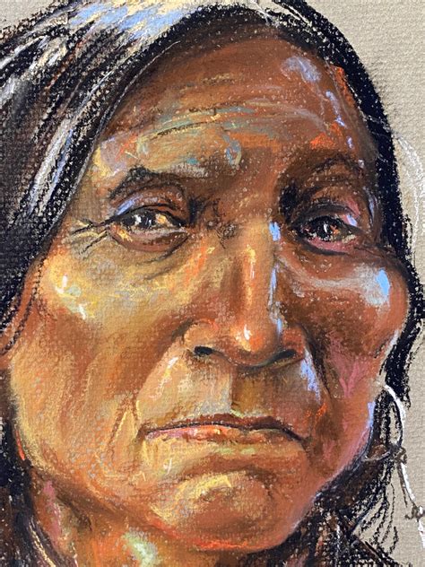 George Kovach - "Kiowa Chief Lone Wolf" - #3052 | Texas Art | Vintage Texas Paintings