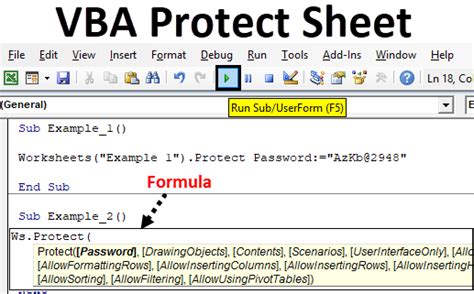 VBA Protect Sheet | How to Protect Sheet in Excel VBA? - Worksheets Library