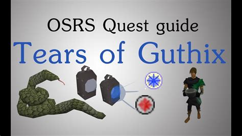 [OSRS] Tears of Guthix quest&mini-game guide - YouTube