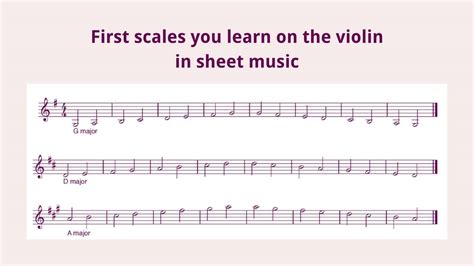 5 Easy Violin Scales for Beginners with Sheet Music and Violin Tabs - Violin Lounge