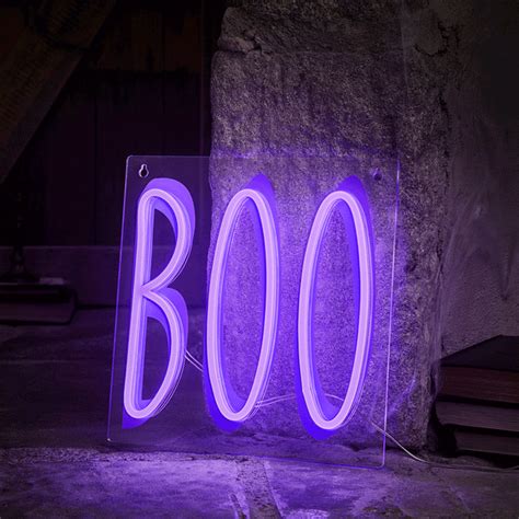 BOO Halloween Neon Wall Light | Lights4fun.co.uk Neon Lighting, Indoor Lighting, Home Lighting ...