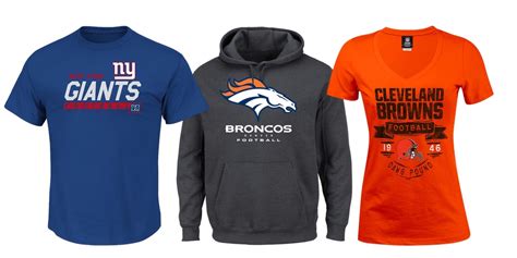 Today's Amazon Gold Box has NFL apparel for 35% off to get you ready for the game