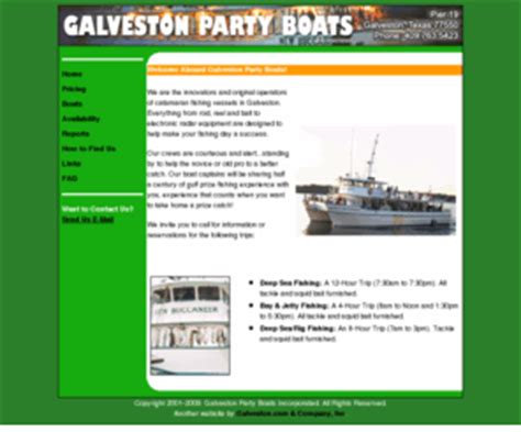 Galvestonpartyboatsinc.com: GALVESTON PARTY BOATS INC - Galveston Bay ...