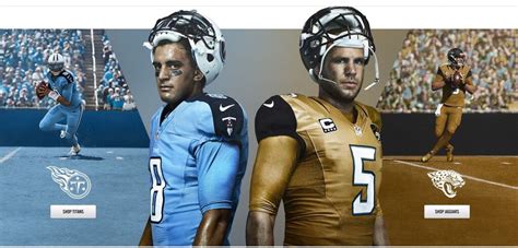 Jacksonville Jaguars And Tennessee Titans Unveil Latest Uniforms Of The ...