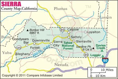 Sierra County Map