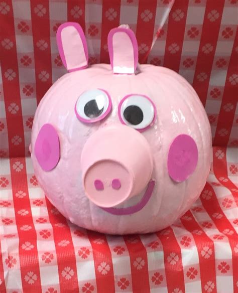 Peppa pig pumpkin | Pumpkin halloween decorations, Pumpkin decorating contest, Halloween crafts ...