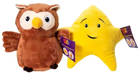 Twinkle Twinkle Owl & Star Official Plush Characters (2pc set) : Amazon ...