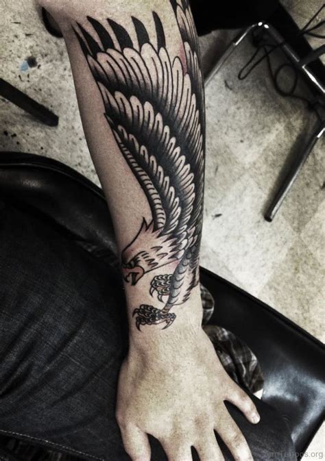 73 Classic Eagle Tattoos On Arm