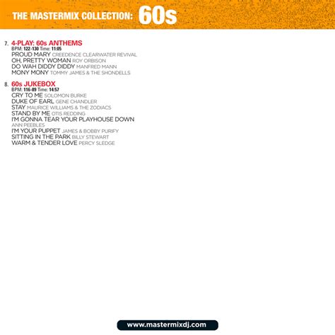 The Mastermix Collection - 60s - Mastermix