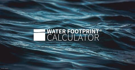 GRACE's New Water Footprint Calculator | Waterkeeper