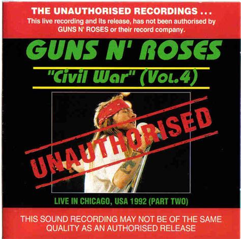 Guns N' Roses – Civil War (Vol. 4) (1993, CD) - Discogs