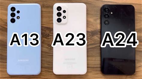 Samsung Galaxy A13 vs A23 vs A24 - YouTube