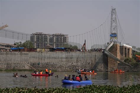 9 arrested over Indian bridge collapse that killed 134