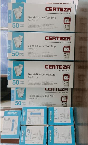 Certeza GL 110 Blood Glucose Monitor Strips-Glucometer Strips