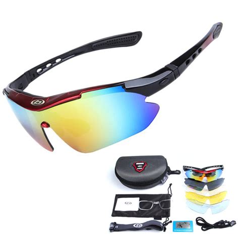 13pcs/set Polarized Cycling Sun Glasses Bike Bicycle Eyewear Men Women Outdoor Sport MTB ...