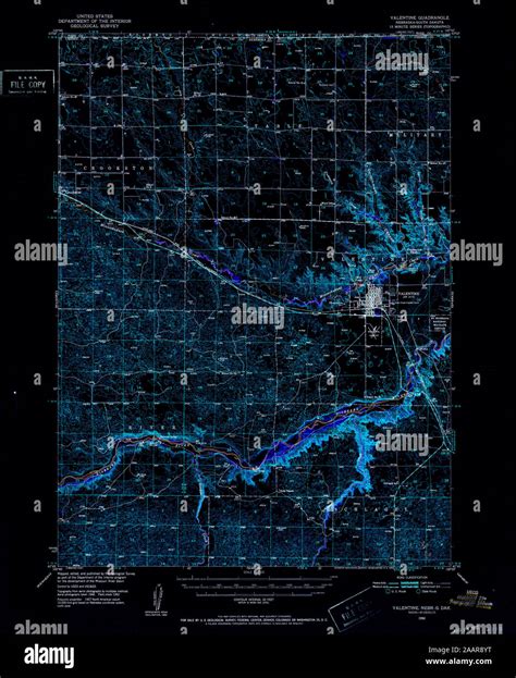 Map of valentine nebraska hi-res stock photography and images - Alamy