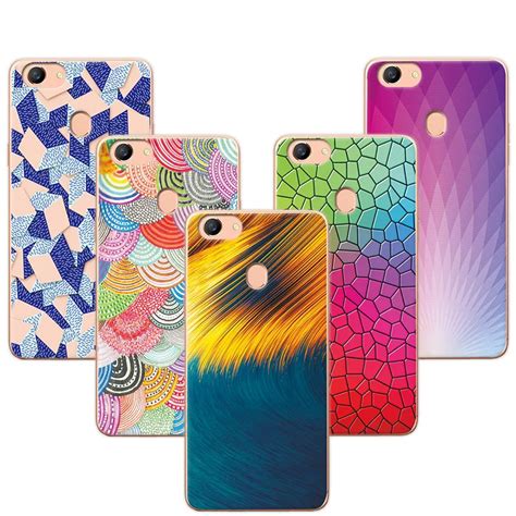 Colorful Flowers Phone Cases Cover For OPPO A73 Case Fundas 6" High Quality Soft TPU Silicon ...