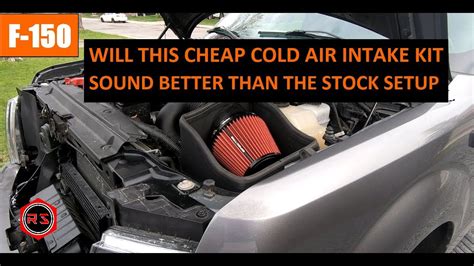 How to install a Cold air intake on your F150 - YouTube