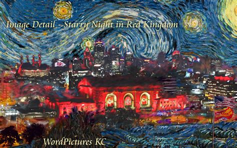 Kansas City Chiefs, KC Skyline Art, Kansas City Union Station, Starry ...