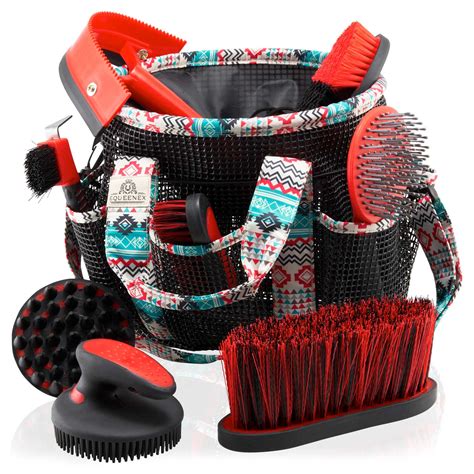 Horse Grooming Kit – All In One Equestrian Cleaning Set - Green