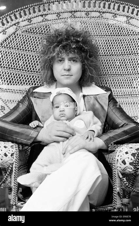 Marc Bolan with girlfriend Gloria Jones and their baby son, Rolan Bolan - born 26th September ...