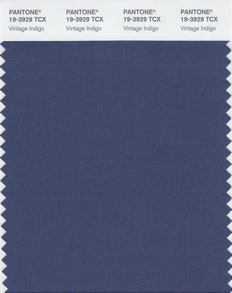 Pantone 19-3929 TCX Smart Color Swatch Card, Vintage Indigo, House ...