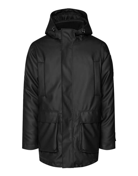 Glacial Parka Black | Rains | Watch Wear