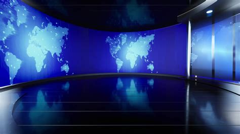 World Map background. news Studio Background for news report and ...