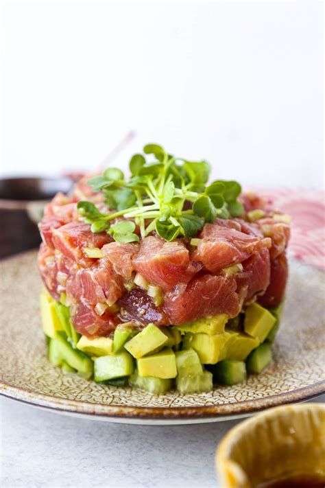 How To Make Tuna Tartare (In 20 Minutes) | Recipe in 2024 | Avocado recipes, Tuna, Recipes