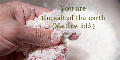 Salt Of The Earth — Bible Examples