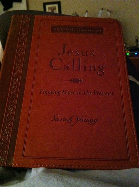 Jesus Calling By Sarah Young In Leatherbound W/Ez Reading Large Print ...